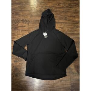 Hurley Exist Latitude Pullover Hoodie Black Hooded Pockets Long Sleeve Sz:S